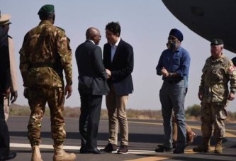 Mali : Justin Trudeau rend visite à la force aérienne canadienne déployée dans le cadre de la MINUSMA