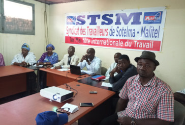 Célébration du 1er Mai 2019 : Le Syndicat des travailleurs de Sotelma-Malitel rencontre la presse