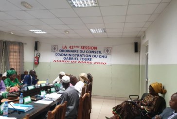 42e du Conseil d’Administration du CHU Gabriel Touré : 120.000 consultations faites en 2019