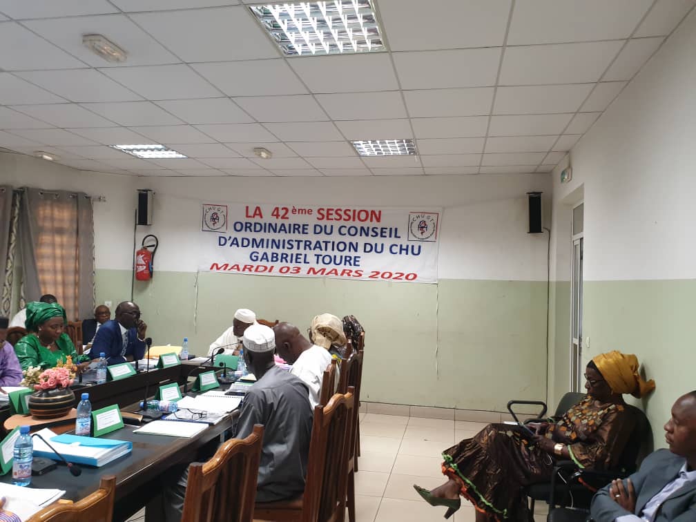42e du Conseil d’Administration du CHU Gabriel Touré : 120.000 consultations faites en 2019