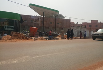 Artère de la route de l’aéroport international Modibo Keita: la société Yara oil construit illicitement une station d’essence
