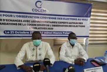 Élections au Mali : La  COCEM s’engage pour l’application des recommandations issues des élections législatives