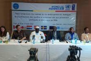Prévention des conflits et violences liés aux processus politiques et électoraux au Mali : Une table ronde pour plus d’implication des médias