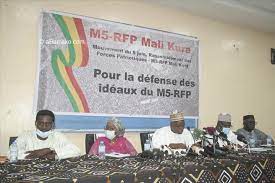 Message introductif du Comité Stratégique M5-RFP Mali Kura à la conférence de presse du 25/10/22