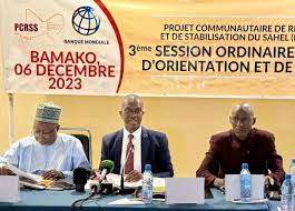 Projet Communautaire de Relèvement et de Stabilisation du Sahel (PCRSS) : Tenue de la 3ème session du Comité de Pilotage
